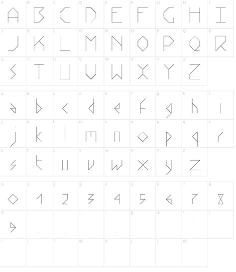 stick font