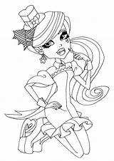 Monster High Coloring Pages Grant Gigi Scribblefun Printable sketch template