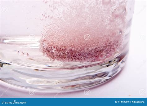 effervescent tablet stock image image  water close