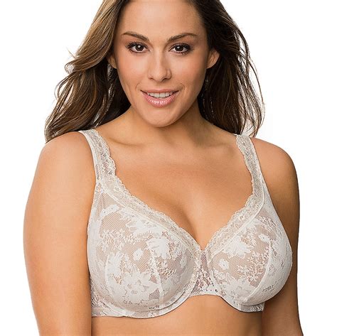 women s plus size bra sexy full lace cover bras for big breasted women