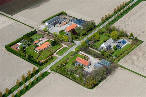 overflightstock farmers   fields   flevopolder netherlands aerial stock photo