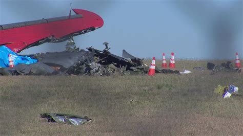 video  planes crash  dallas air show foxcom