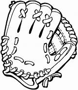 Baseball Coloring Pages Kids Mitt Printables Softball Quilt Printable Glove Color Gloves Special sketch template