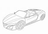 Voiture Tuning Transport sketch template