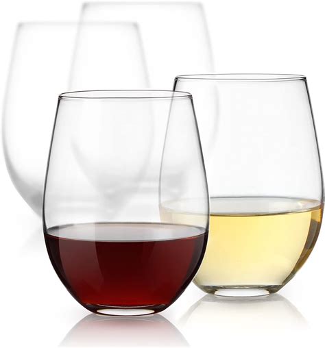 Sweese 4694 Stemless Wine Glasses Glass Set For White Or