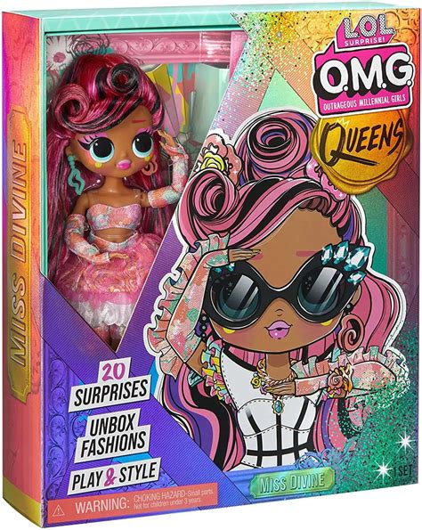 lol surprise queens omg  divine fashion doll mga entertainment toywiz