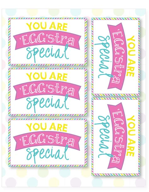 printable easter tags eggstra special printables  love