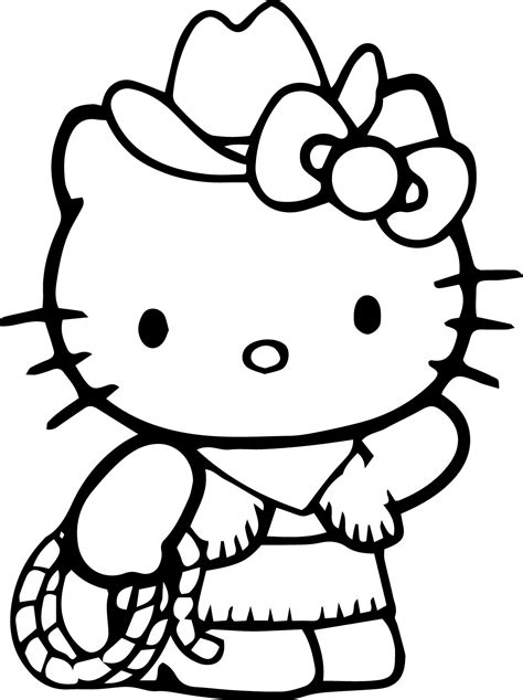 printable  kitty coloring pages  pages coolbkids kitty
