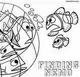 Nemo Finding Coloring Pages Colorings sketch template