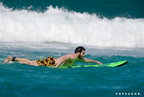 jake gyllenhaal surfing in st barts december 2016 popsugar celebrity photo 5