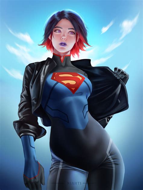 super raven niahti dc comics girls comics girls supergirl comic