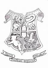 Potter Harry Hogwarts Coloring Pages Crest Gryffindor Castle Slytherin Color Houses Colouring Drawing Printable Sheets Kids Print Getdrawings Deviantart Popular sketch template