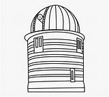 Observatorio Colorear Astronomico Observatory sketch template