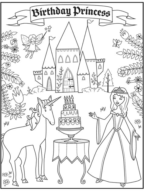 rainbow castle coloring page coloring pages