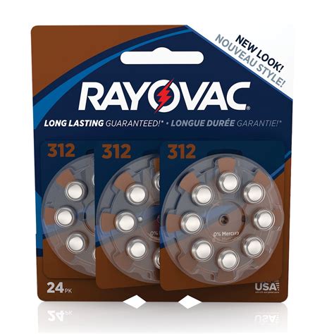 rayovac size  hearing aid batteries  pack lza zmb walmartcom