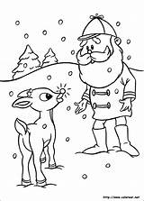 Rudolph Coloring Red Pages Nosed Reindeer Misfit Toys Reno Easy El Drawing Dibujos Para La Book Colorear Snowman Sheets Nose sketch template