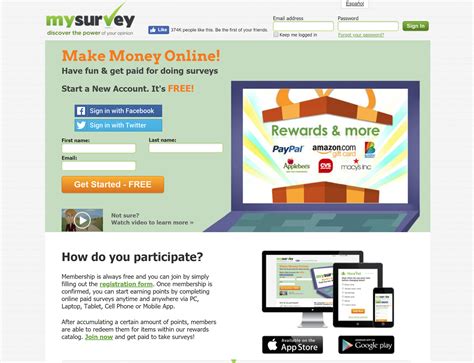 mysurvey review    real money