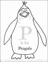Coloring Penguin Pages Letter Preschool Printable Winter Theme Silly Kids Zoo Sheet Printables Phonics Cute Line Penguins Drawing Recognition Quotes sketch template