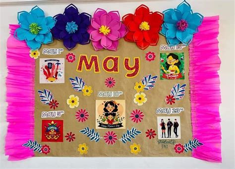 periodico mural del mes de mayo mural students day teachers