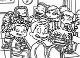 Rugrats Coloring Angelica sketch template