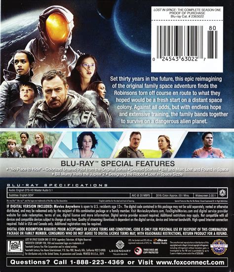 blu ray review lost in space the complete first season no r