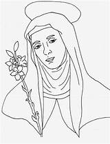 Coloring Catherine Siena St Pages Catholic Saint Bernard Kids Saints Printable Colouring Print Clip Santa Library Prayers Sheets Yet There sketch template