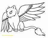 Pages Coloring Cat Angel Getcolorings Cats sketch template