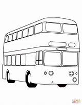 Ausmalbild Ausmalbilder Autobus Stampare Busse sketch template