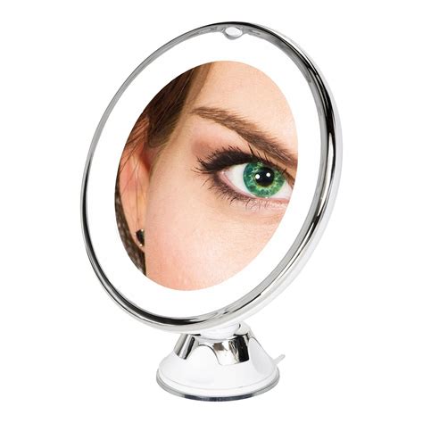 magnifying makeup mirror  led light  degree swivel lightweigh swiftsly