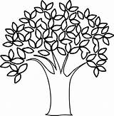 Spring Tree Drawing Coloring Clipartmag sketch template