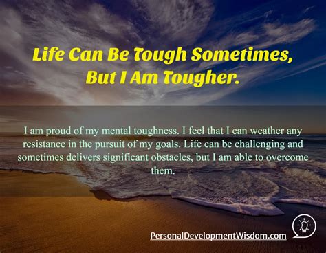 life   tough     tougher personal development