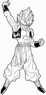 Gogeta Dragon Ball Coloring Pages Super Goku Easy Saiyan Drawing Draw Dbz Gt Sketch Tutorial Drawings Characters Broly Steps Coloriage sketch template