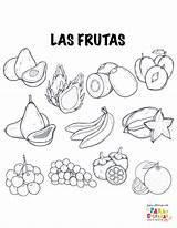 Frutas Coleccion sketch template