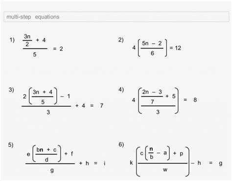 solve linear equations  fractions
