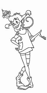 Pippi Coloring Longstocking Pages Calzelunghe Kids Nilsson Signor Drawing Il sketch template