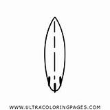 Tabla Prancha Desenho Colorear Surfboards Icon Surfboard Surfing Vectorified sketch template