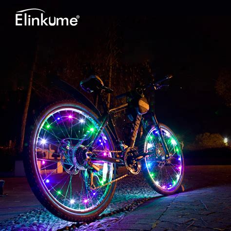leds   fiets string licht wielen multicolor twinkle licht waterdicht fietsverlichting