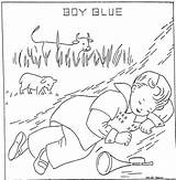 Boy Little Blue Pages Coloring Getcolorings sketch template