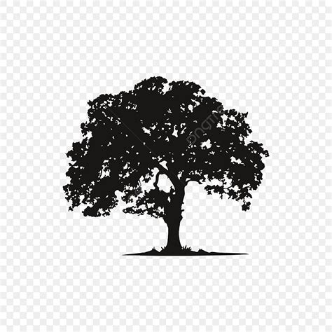oak trees silhouette png transparent oak tree logo design oak tree