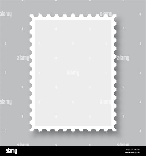 blank postage stamp clean postage stamp template postage stamp border