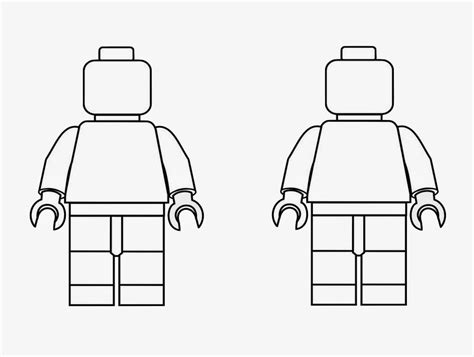 spring time treats lego men coloring page