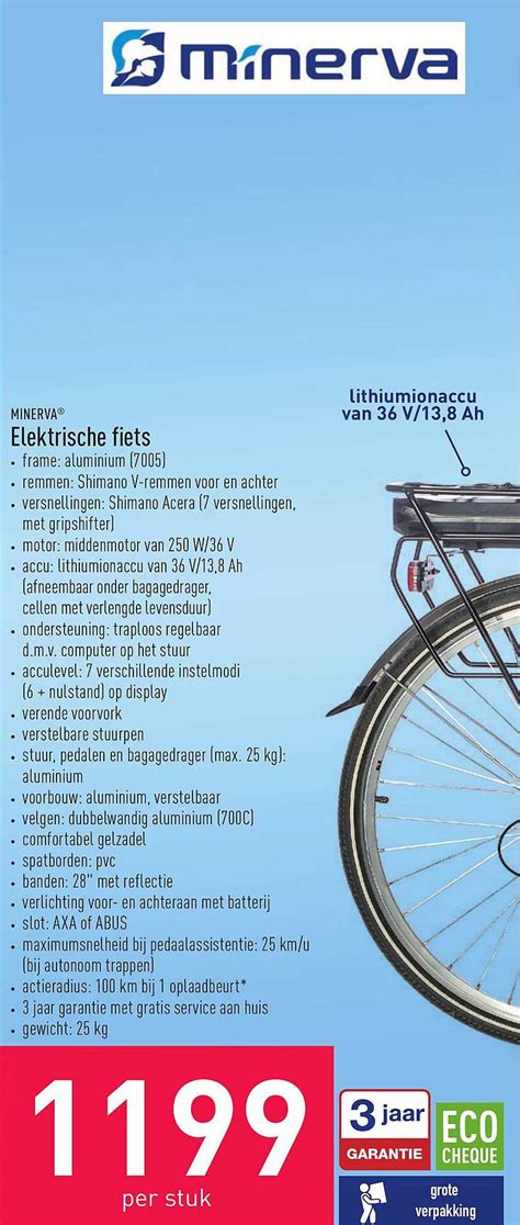 elektrische fiets aanbieding bij aldi aanbiedingenfoldersbe