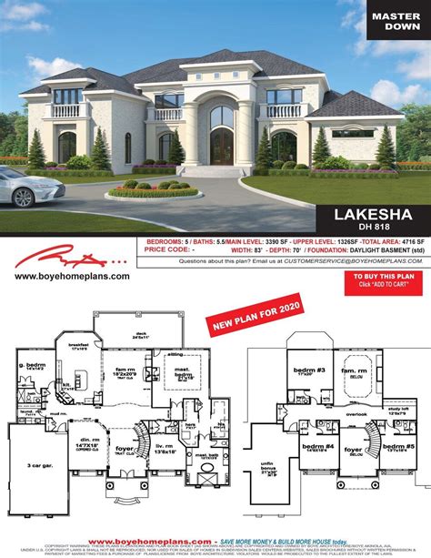 lakesha plan dh  custom home design house plans boye home plans modern style house