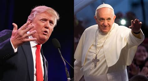 trump popes call  save planet masks   reckless call  feed poor   yorker