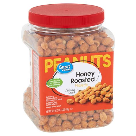 great  honey roasted peanuts  oz walmartcom