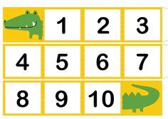 preschool number chart   numbers chart    great tool