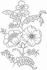 Embroidery Crewel sketch template