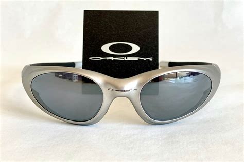 2000 oakley eye jacket® 2 0 fmj black iridium vintage sunglasses full