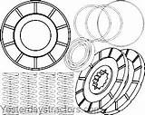 Farmall Brake Kit 1066 Tractor Parts 1026 Ring Yesterdaystractors sketch template