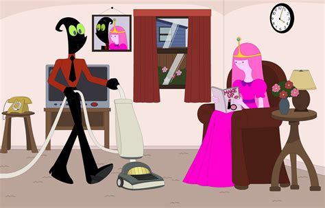 Nergal And Princess Bubblegum Inside The House And Lived